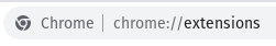 Chrome Extensions Tab